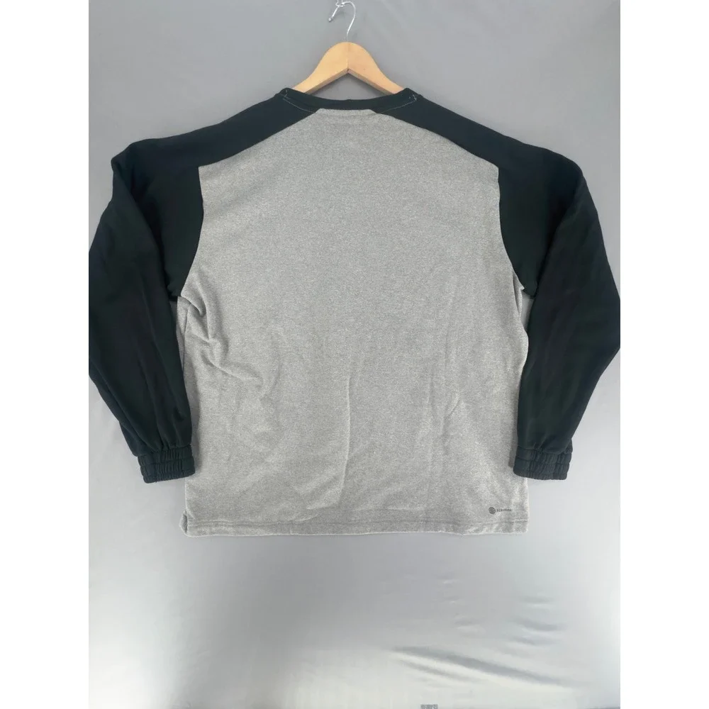 Adidas Mens Washington Huskies Fleece Pullover Gray Black 2XL HI2913